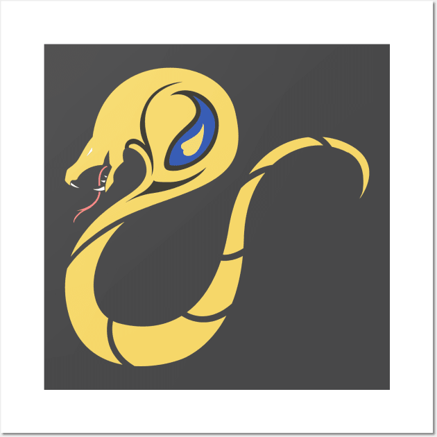 The Poison - Shiny Snake Wall Art by kinokashi